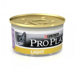 ПРО ПЛАН Влажный корм Purina Pro Plan для кошек с избыточным весом и кошек склонных к полноте, с индейкой, Банка, 85 г